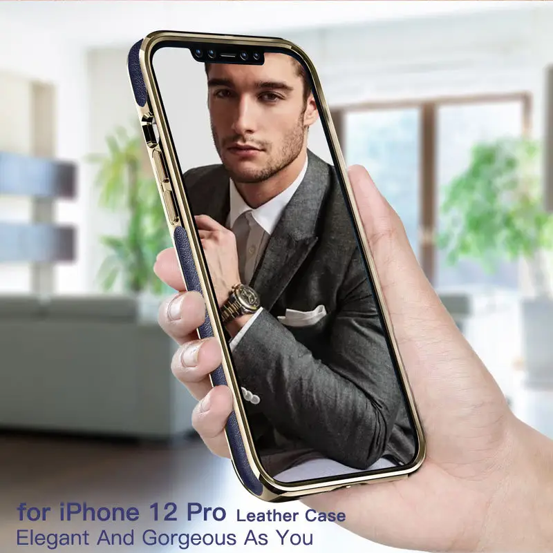 Apple 12 Pro Full Leather Case with Exquisite Outlines — feature 9
