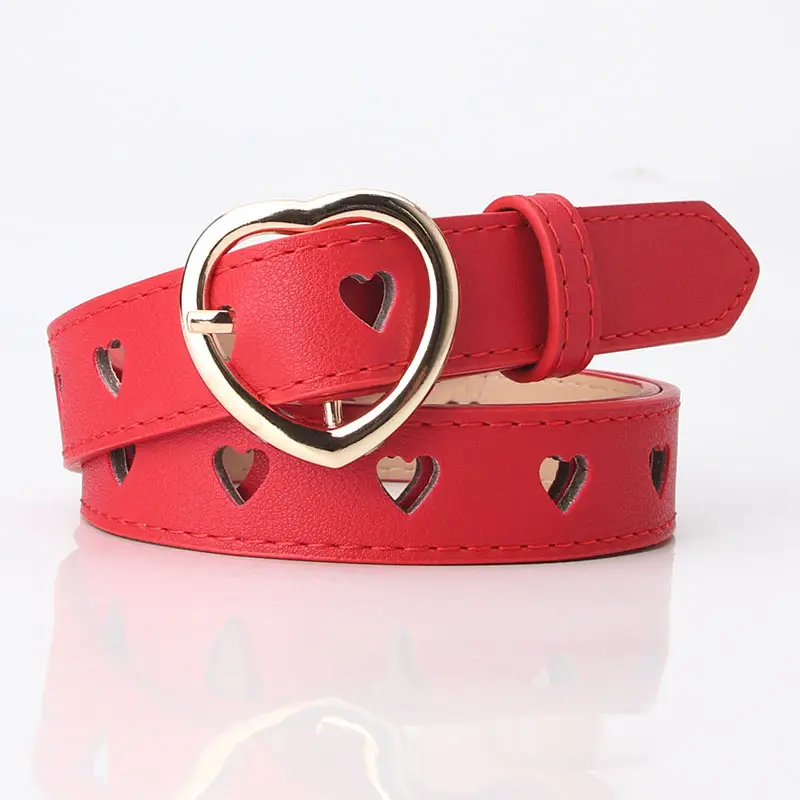 Green Heart Buckle Belt for Women - Image 2