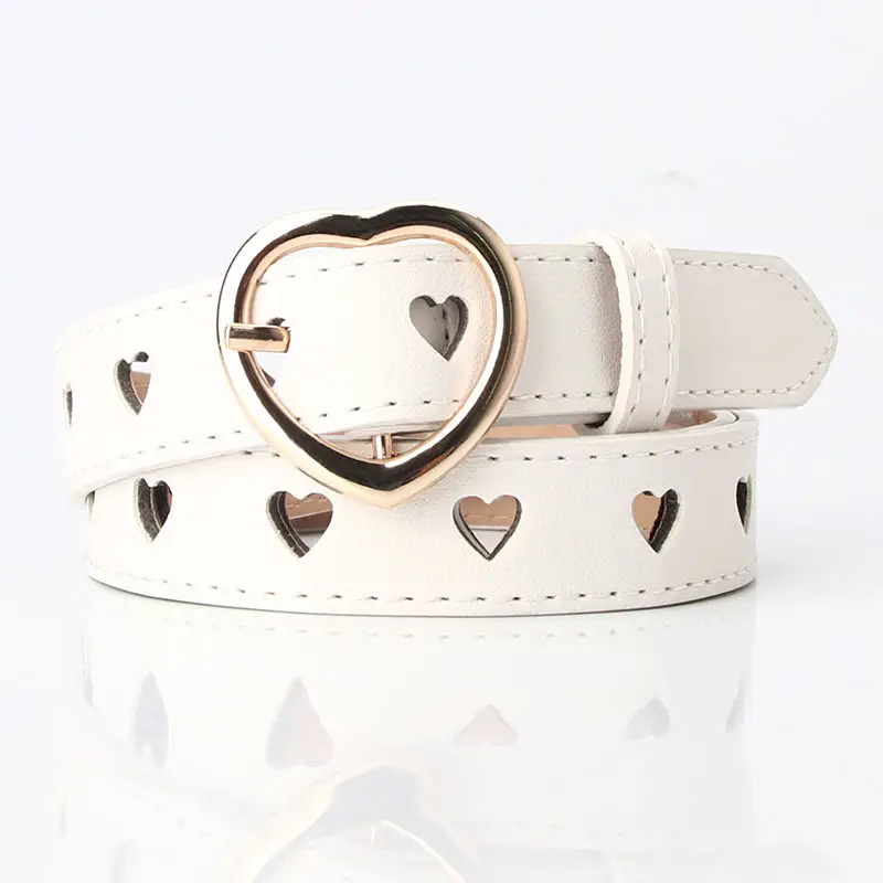 Green Heart Buckle Belt for Women - Image 4