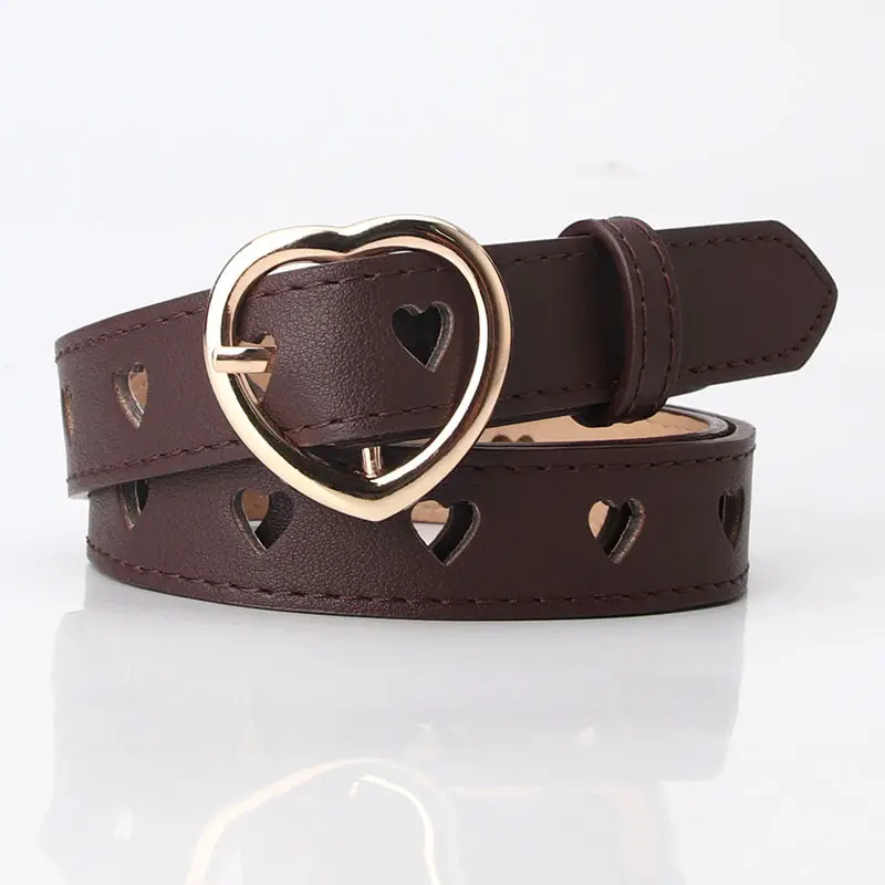 Green Heart Buckle Belt for Women - Image 6