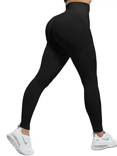 Pink Tight-Fitting Butt Fitness Pants for Women - Image 17