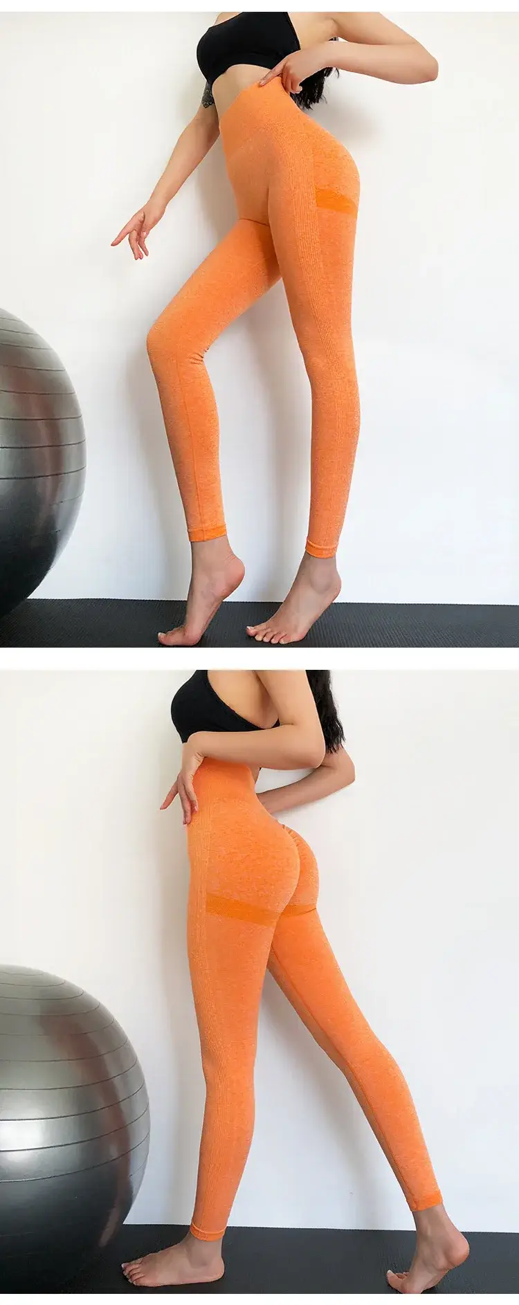 Pink Tight-Fitting Butt Fitness Pants for Women — feature 3