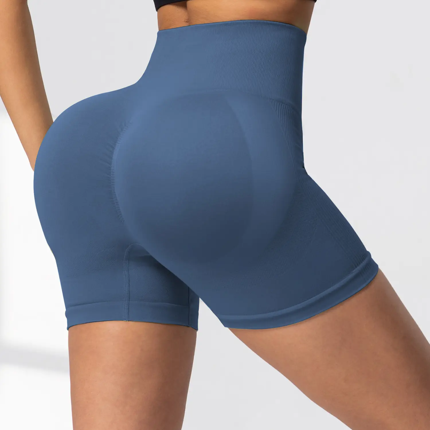 Pink Tight-Fitting Butt Fitness Pants for Women - Image 10