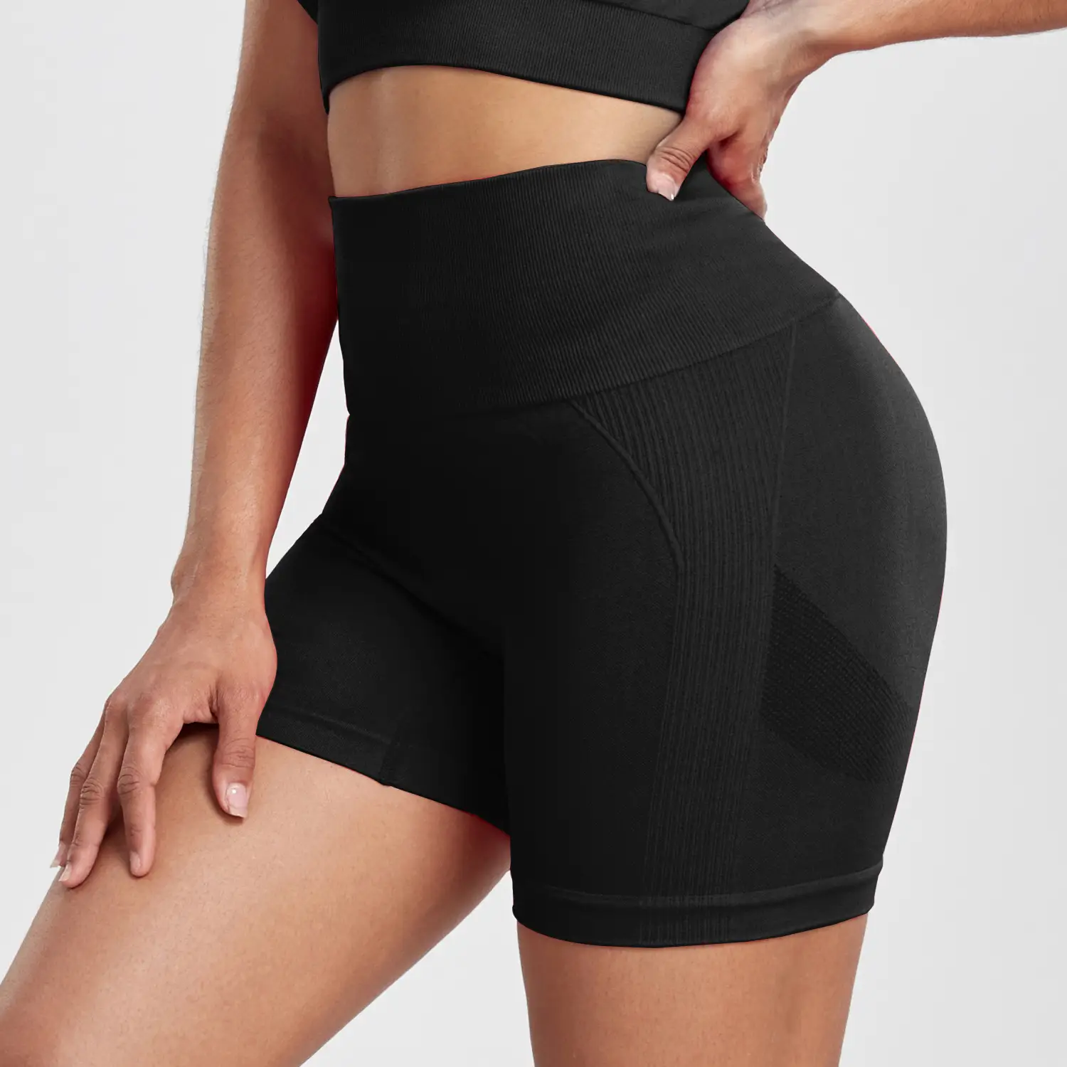 Pink Tight-Fitting Butt Fitness Pants for Women - Image 6