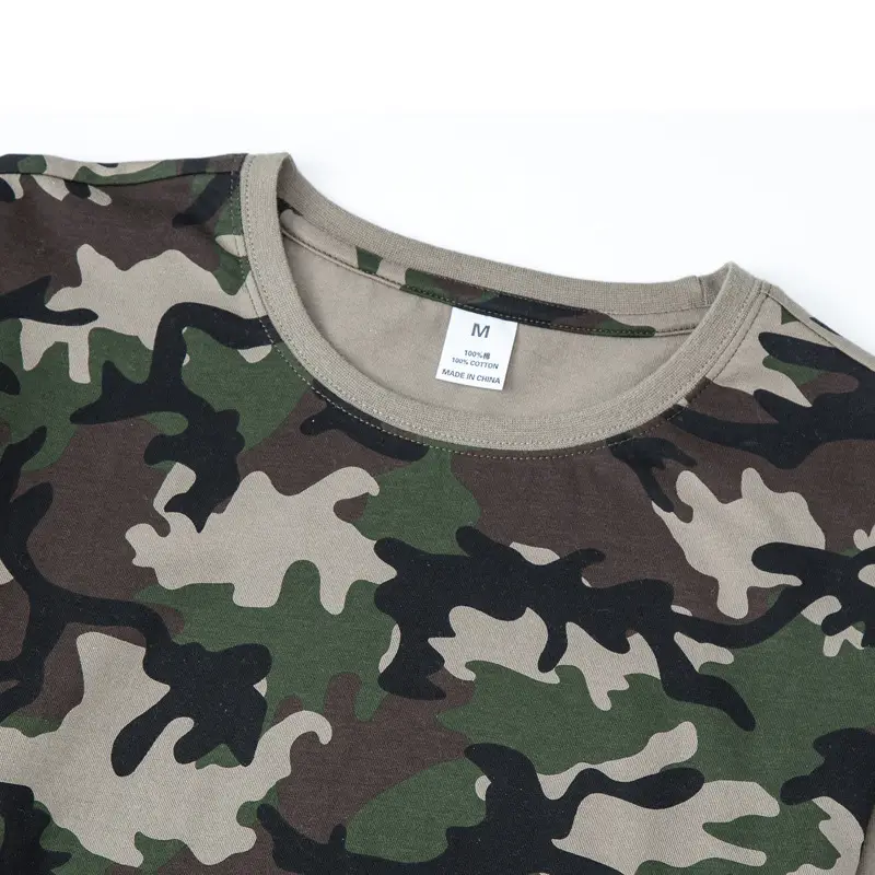 Autumn Camo Cotton Long Sleeve T-Shirt Set