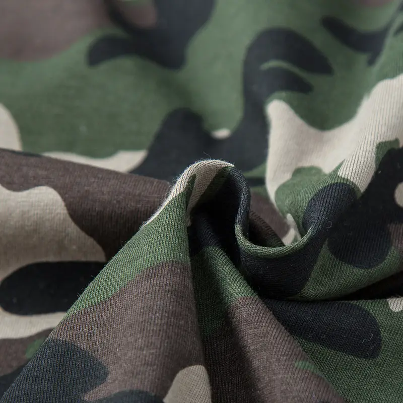 Autumn Camo Cotton Long Sleeve T-Shirt Set