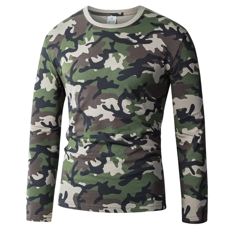 Autumn Camo Cotton Long Sleeve T-Shirt Set