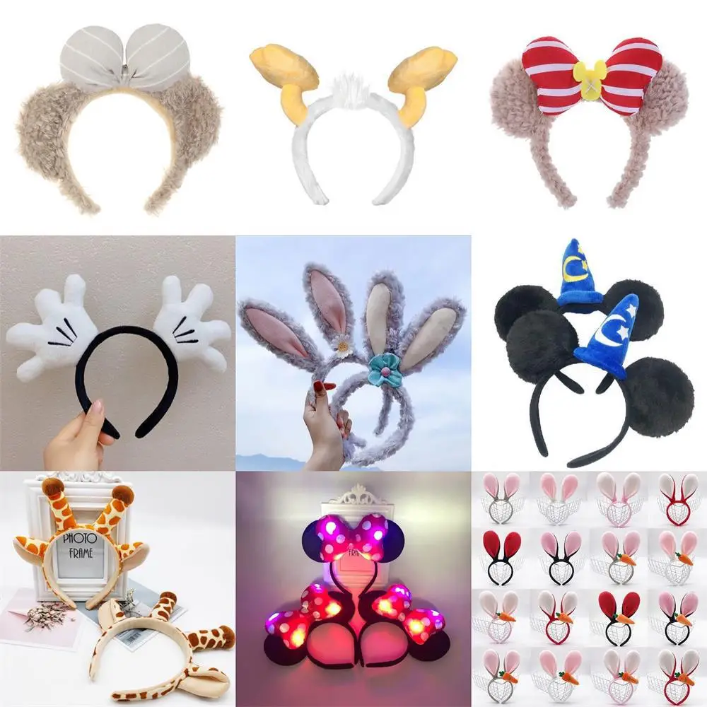 Mickey Mouse Blue Star Headband with Black Ears - Image 55