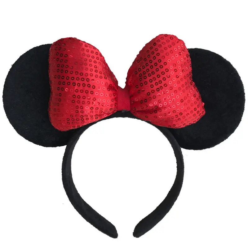 Mickey Mouse Blue Star Headband with Black Ears - Image 17