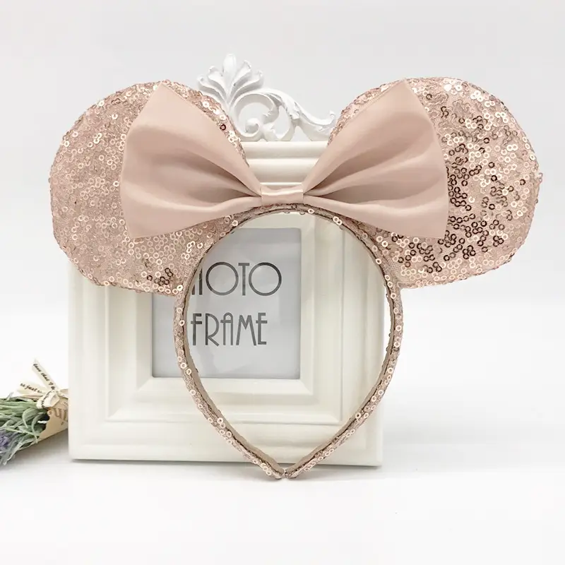Mickey Mouse Blue Star Headband with Black Ears - Image 31