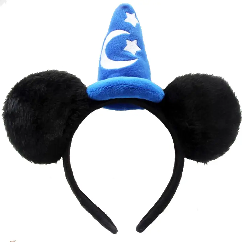 Mickey Mouse Blue Star Headband with Black Ears - Image 46