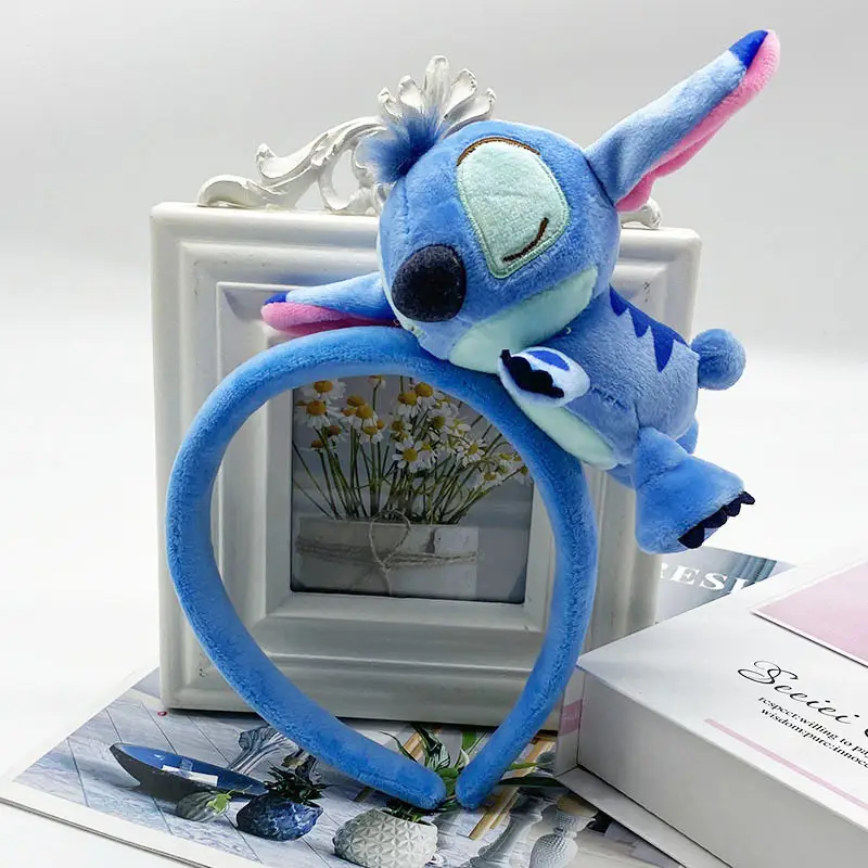 Mickey Mouse Blue Star Headband with Black Ears - Image 51