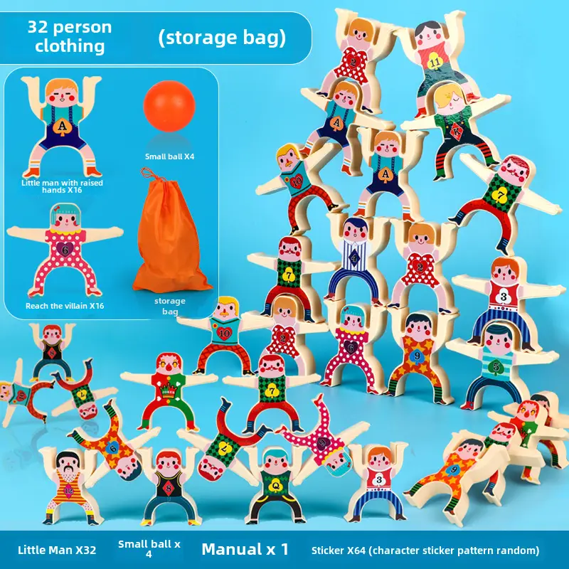 Hercules Jenga Building Blocks for Kids Balance Game Toy - Image 10