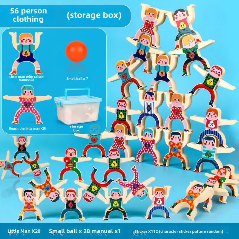 Hercules Jenga Building Blocks for Kids Balance Game Toy - Image 7