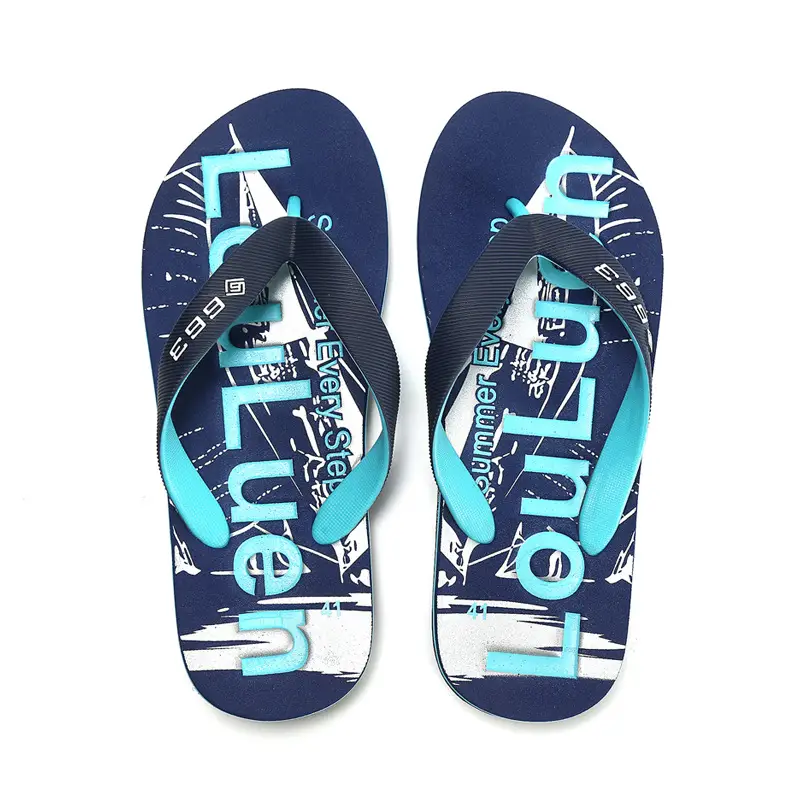 Lu Lu'An Red Flip-Flops for Men Outdoor Wear