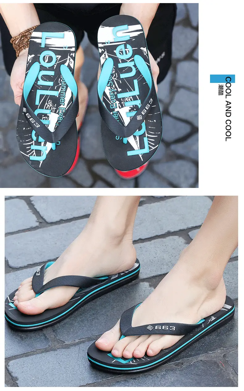 Lu Lu'An Red Flip-Flops for Men Outdoor Wear — feature 11