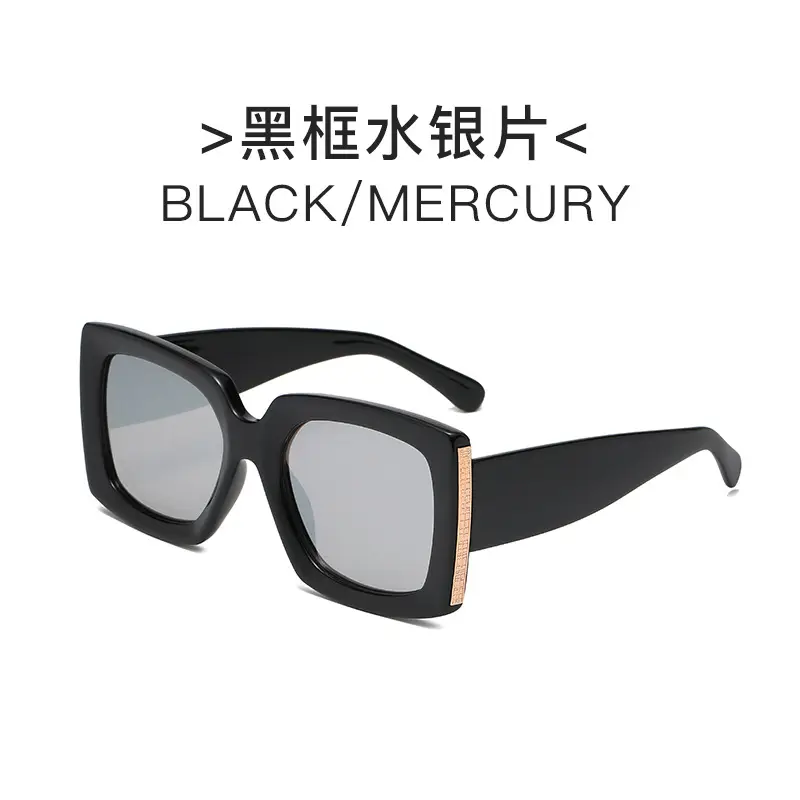 Leopard Print Sunglasses Black Grey UV Protection - Image 5