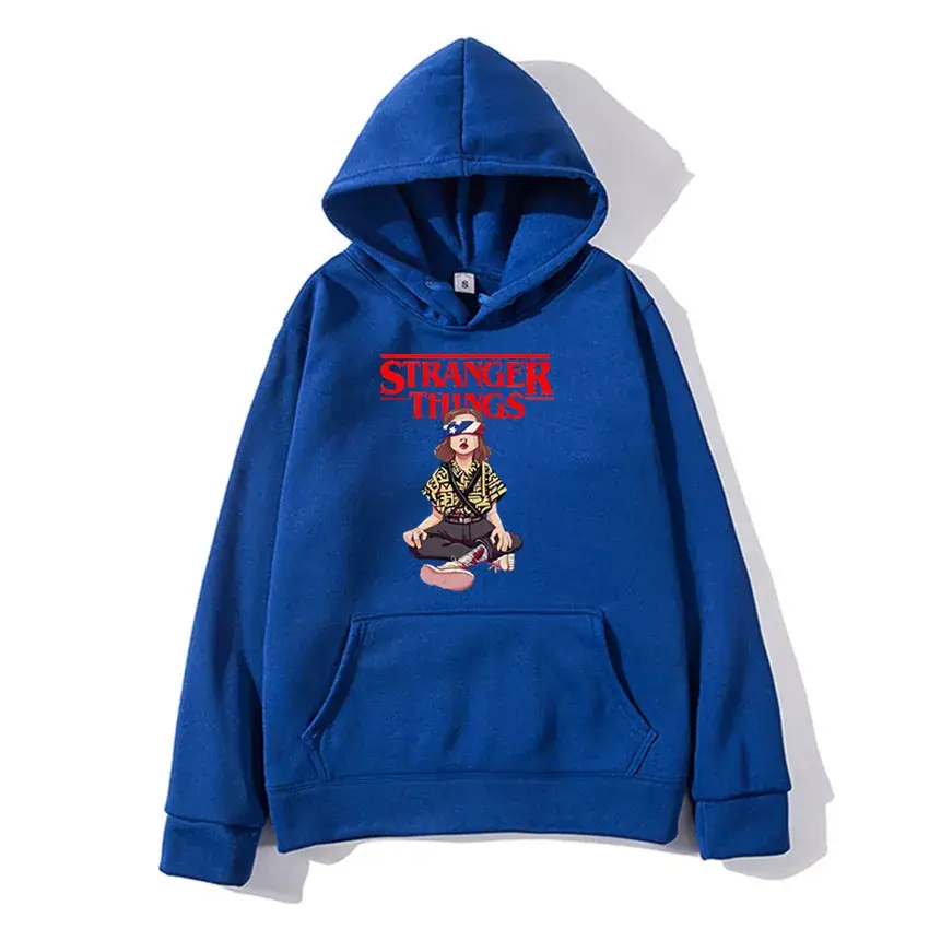 Stranger Things Hoodie White Men's Winter Coat