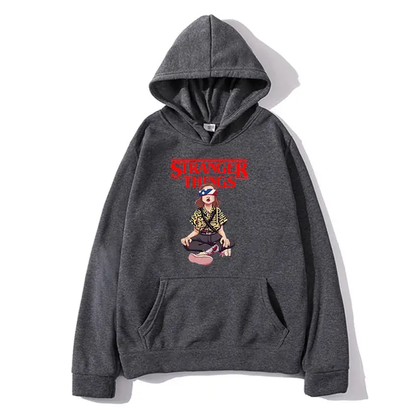 Stranger Things Hoodie White Men's Winter Coat