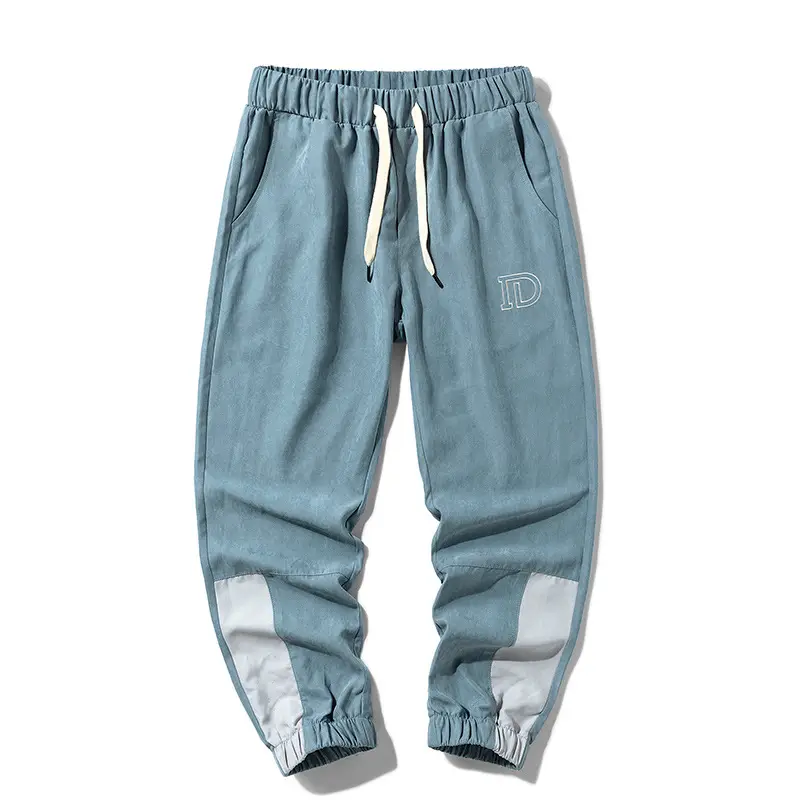Men's Green Casual Pants with White Straps - Image 3