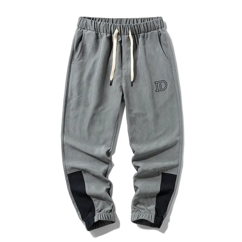 Men's Green Casual Pants with White Straps - Image 4