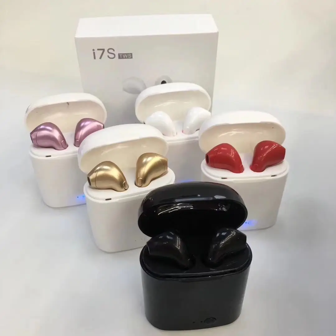 I7S Bluetooth 5.0 Earphones with Charging Case & Touch Screen - Image 5