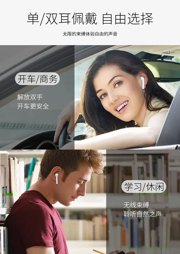 I7S Bluetooth 5.0 Earphones with Charging Case & Touch Screen — feature 12