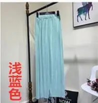 Versatile Thin Women's Trousers with Elastic Waist, Loose Ice Silk Pleated Trousers, Slim Wide-Leg Trousers, Casual Yoga Trousers - Image 12