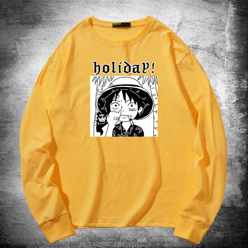 One Piece Luffy Holiday Red Sweatshirt - Image 12