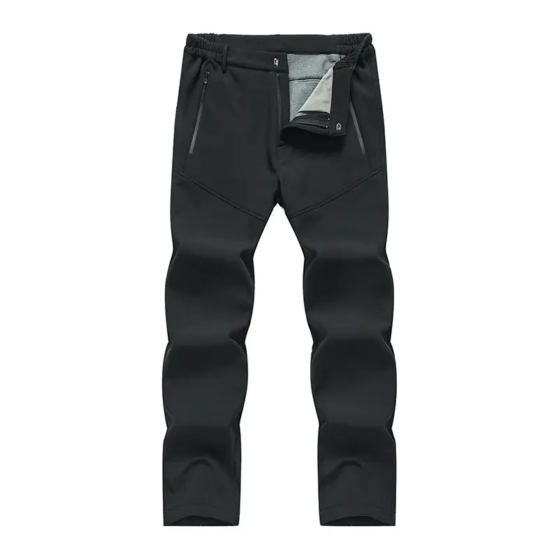 Men's Fleece-Lined Warm Hiking Pants Extra Large