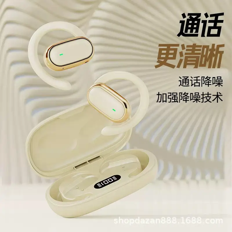 White Bluetooth Headset with 1000 Battery & Noise Reduction - Image 7
