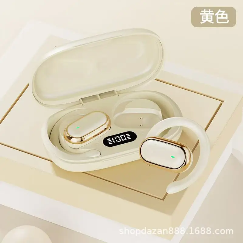 White Bluetooth Headset with 1000 Battery & Noise Reduction - Image 3