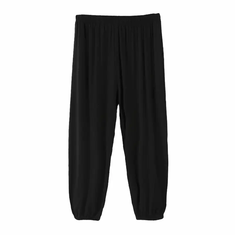 Women's Ankle-Tied Fat Girl Modal Pants Summer - Image 13
