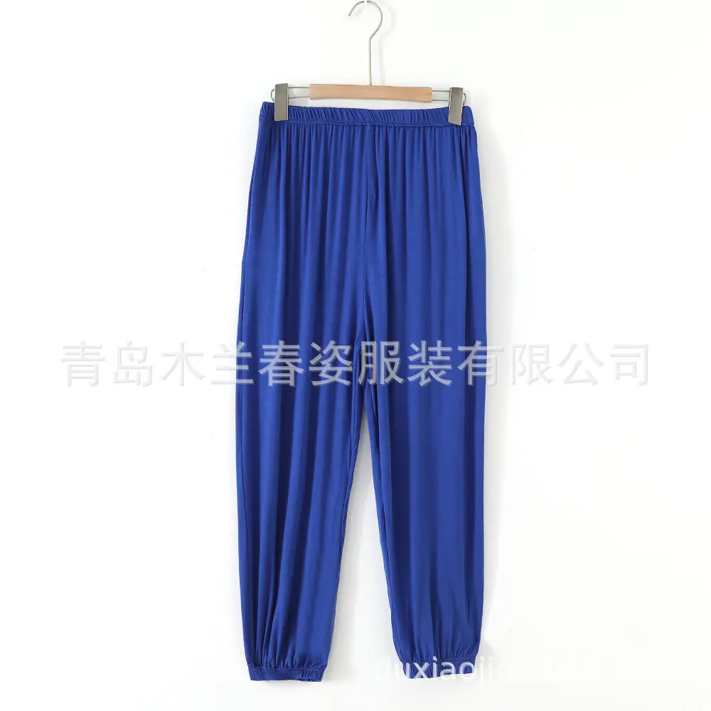 Women's Ankle-Tied Fat Girl Modal Pants Summer - Image 6