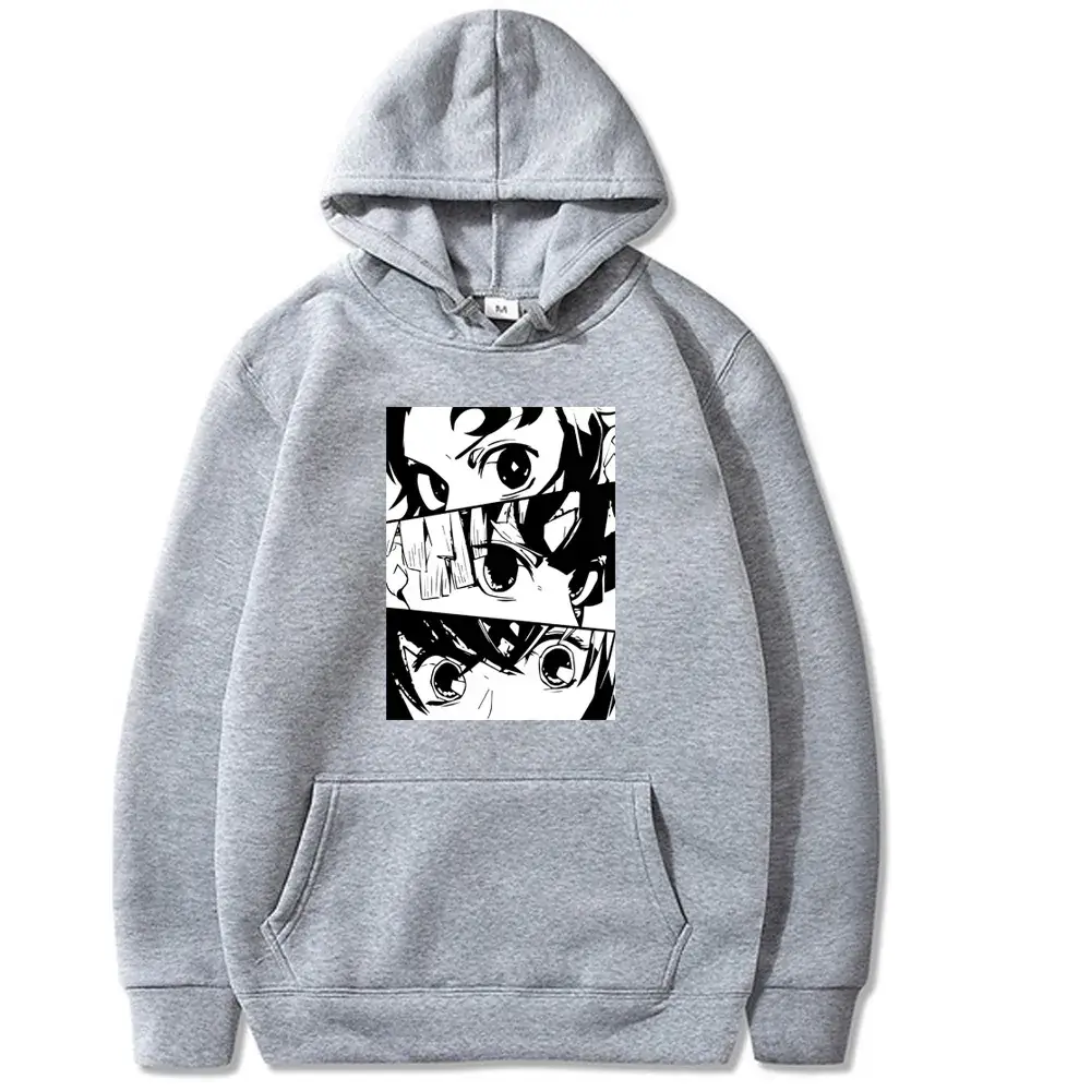 Red Cross Border Demon Slayer Hoodie for Boys - Image 4