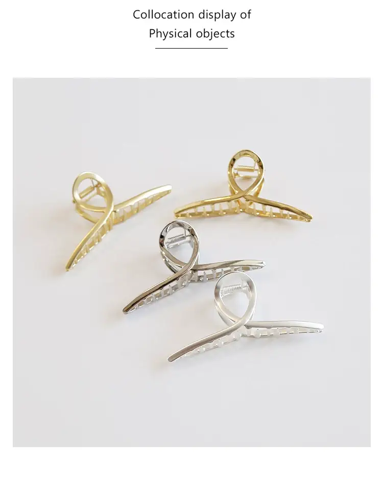 Golden Retro Hair Clip for Women — feature 5
