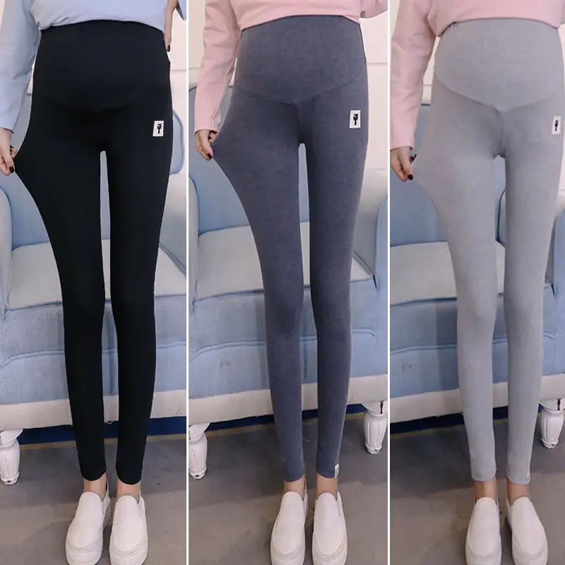 Maternity Leggings Kitten Slimming Autum Spring Pants - Image 5