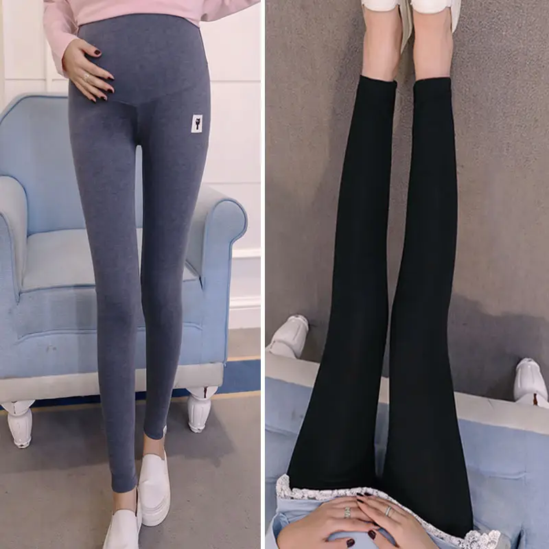 Maternity Leggings Kitten Slimming Autum Spring Pants - Image 6