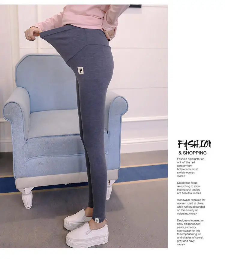 Maternity Leggings Kitten Slimming Autum Spring Pants — feature 10