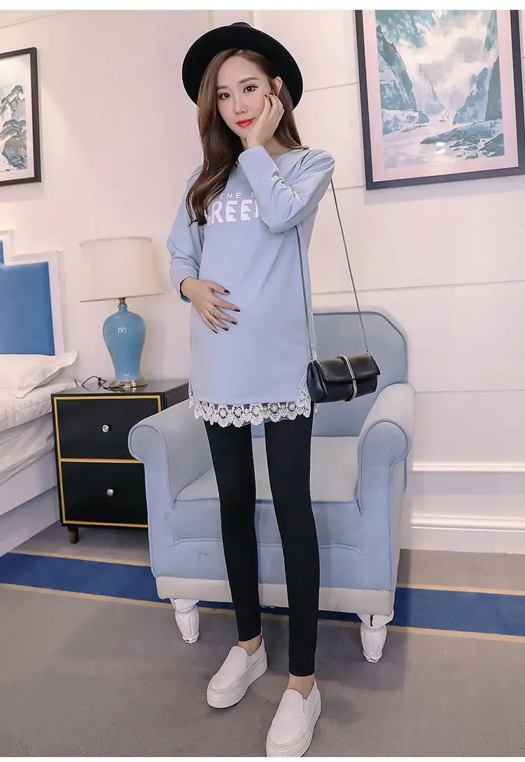 Maternity Leggings Kitten Slimming Autum Spring Pants — feature 18