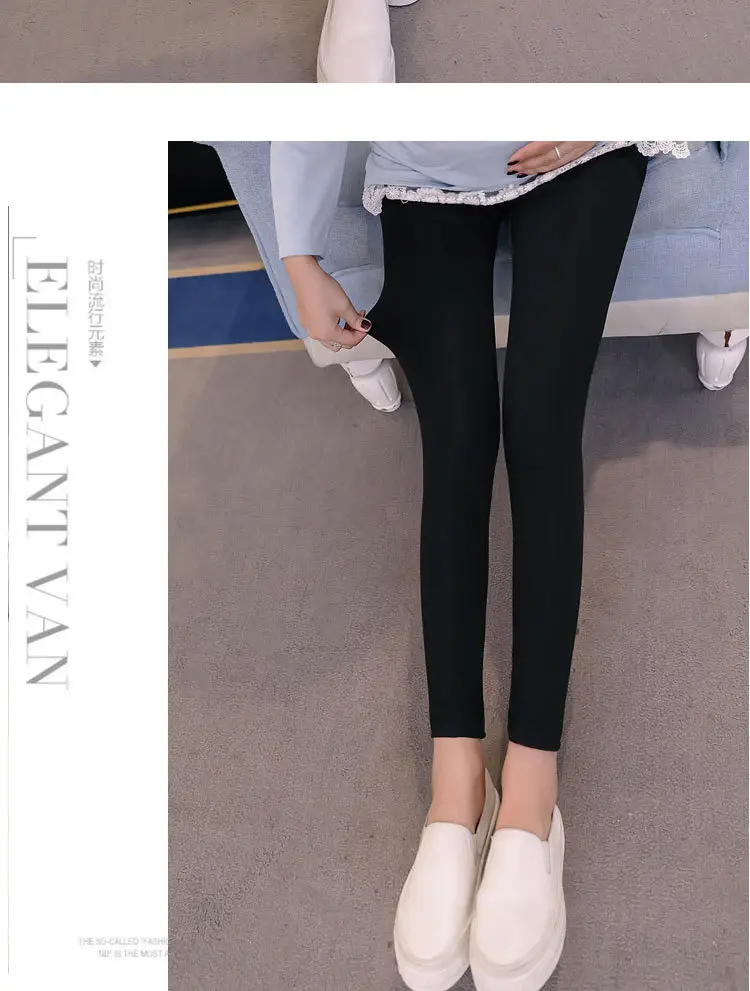 Maternity Leggings Kitten Slimming Autum Spring Pants — feature 21