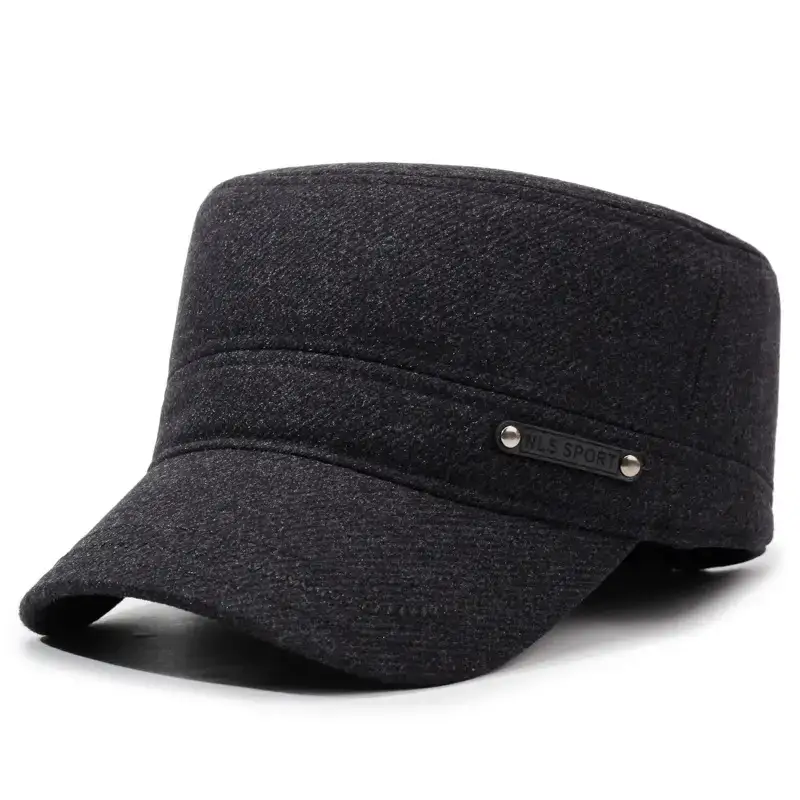 Men's Winter Flat Cap Cold Proof Warm Ear Protection - Image 7