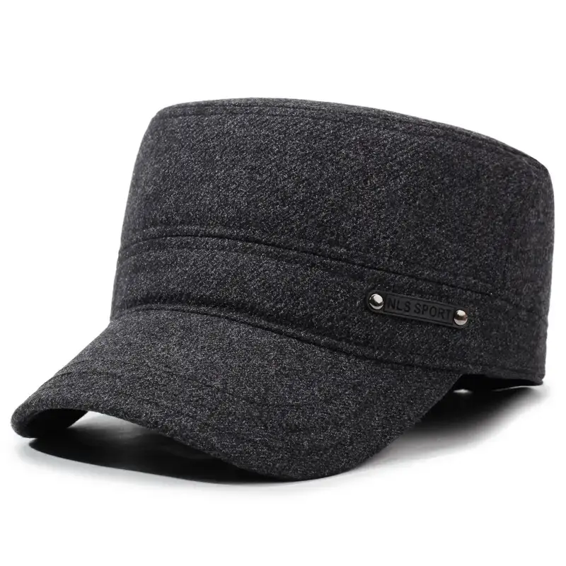 Men's Winter Flat Cap Cold Proof Warm Ear Protection - Image 2