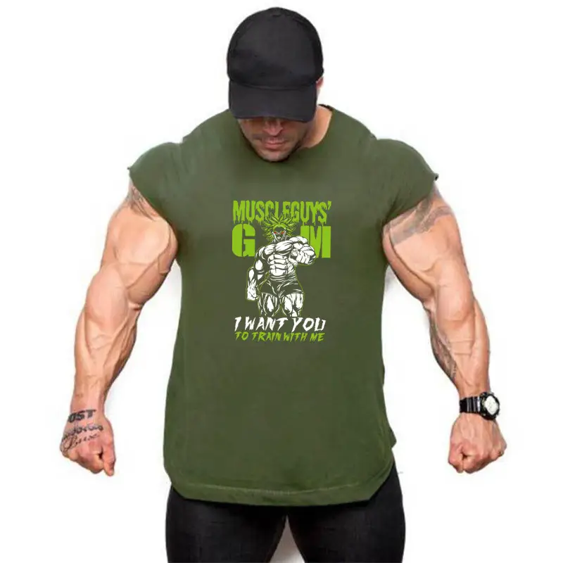 Men's Dragon Ball Muscle Sleeveless T-Shirt White - Image 6