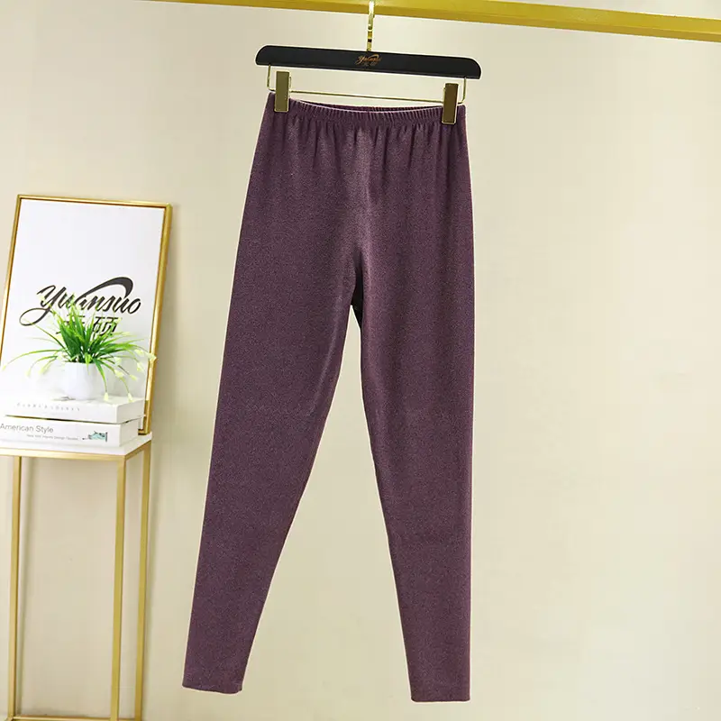 Winter Warm Knee Pants for Women Plus Size Nine Point Fit