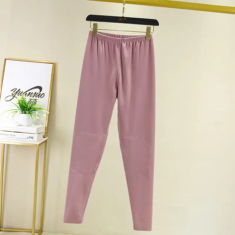 Winter Warm Knee Pants for Women Plus Size Nine Point Fit