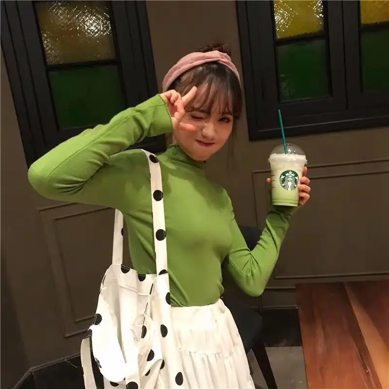 Long-sleeve Sweater Top Women's Inner Wear Winter Wear - Image 10
