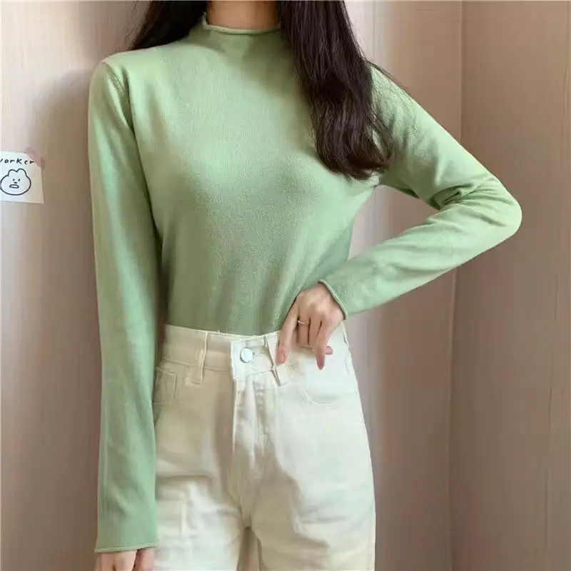 Long-sleeve Sweater Top Women's Inner Wear Winter Wear - Image 18