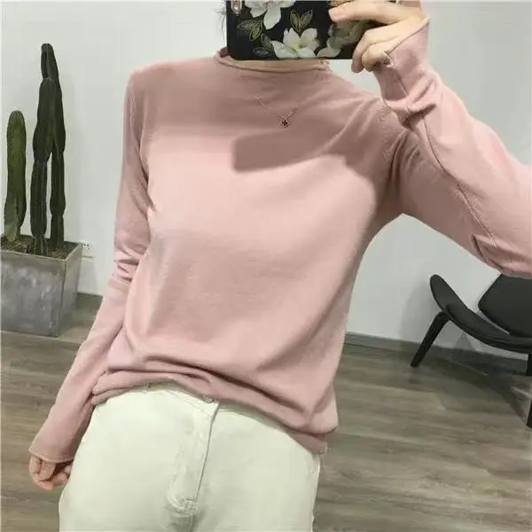 Long-sleeve Sweater Top Women's Inner Wear Winter Wear - Image 2