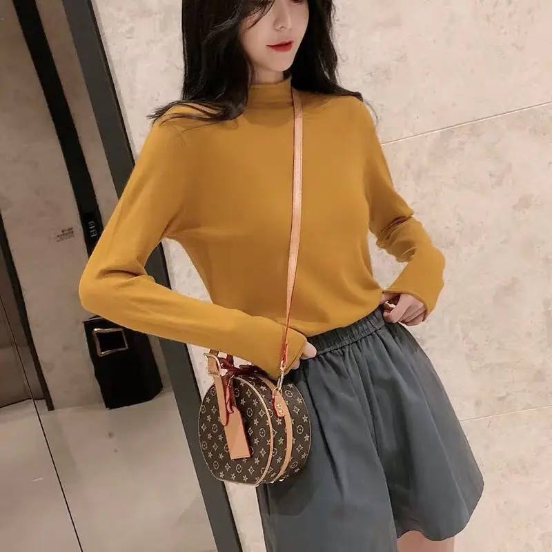 Long-sleeve Sweater Top Women's Inner Wear Winter Wear - Image 3